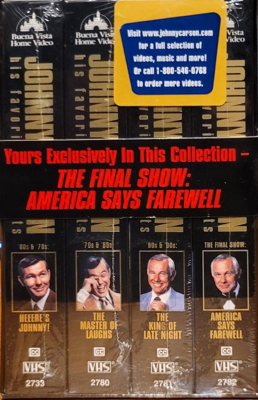 Johnny Carson: His Favorite Moments From the Tonight Show Gift Set
